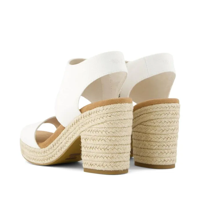 Toms Espadrilles Majorca Rope Platform Sandal White Canvas 8211 Women Toms Espadrilles Majorca Rope Platform Sandal White Canvas 8211 Women
