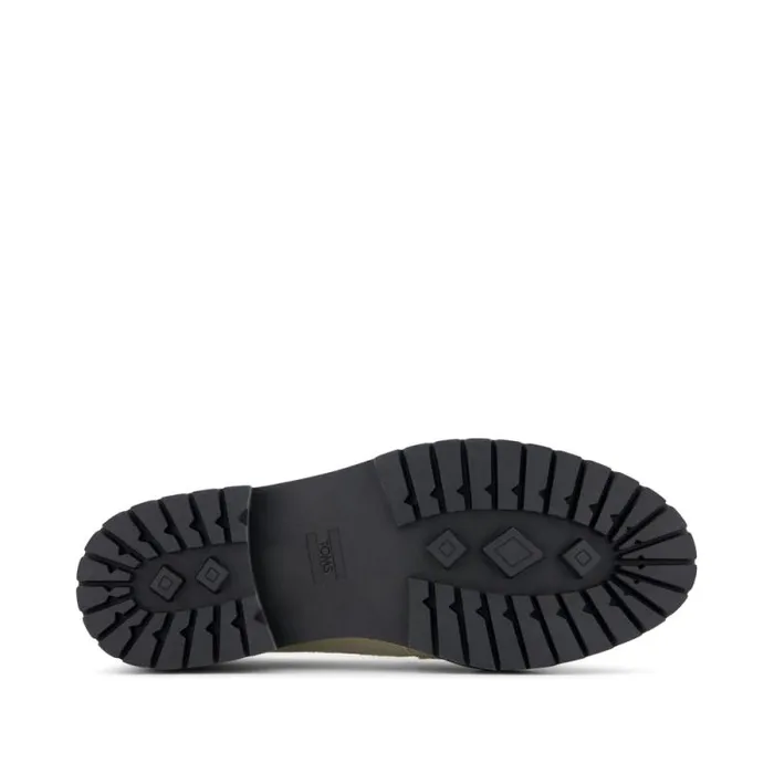 Toms Flats and Loafers Cara Loafer Champagne Metallic Suede 8211 Women Toms Flats and Loafers Cara Loafer Champagne Metallic Suede 8211 Women