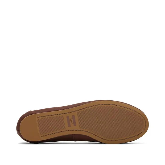 Toms Flats and Loafers Darcy Flat Chestnut Leather 8211 Women Toms Flats and Loafers Darcy Flat Chestnut Leather 8211 Women
