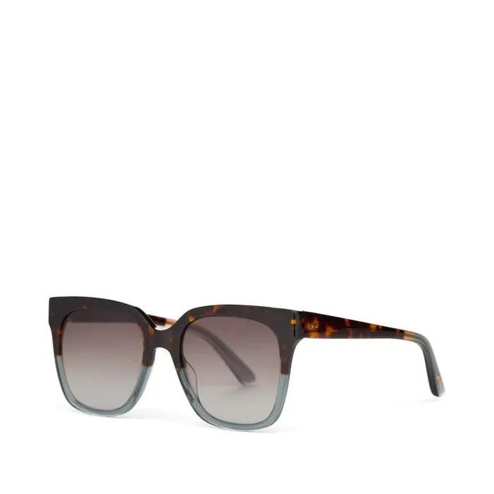Toms Handcrafted Collection Natasha Handcrafted Sunglasses Tortoise Ocean Grey Fadedark Grey Gradient 8211 Gear