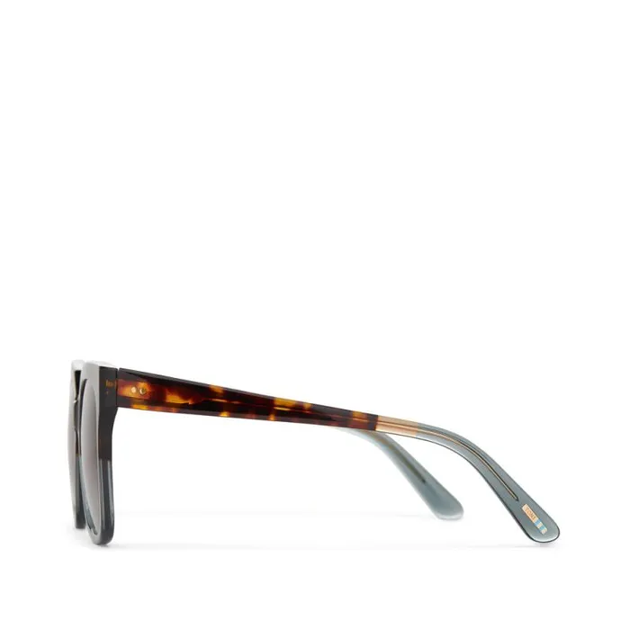 Toms Handcrafted Collection Natasha Handcrafted Sunglasses Tortoise Ocean Grey Fadedark Grey Gradient 8211 Gear