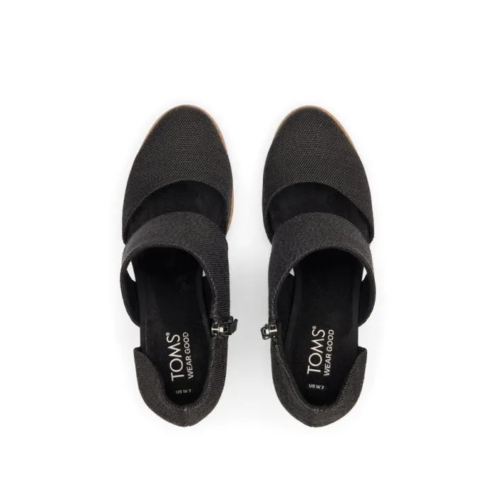 Toms Heels and Wedges Milan Closed Toe Heel Black 8211 Women