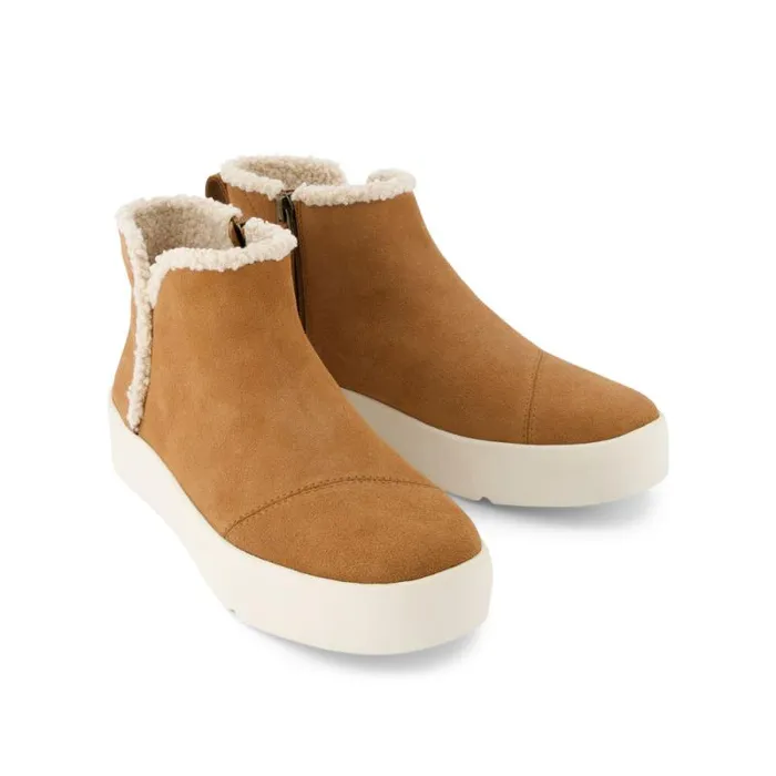 Toms Slip Ons Verona Mid Platform Sneaker Brown Suede Faux Shearling 8211 Women Toms Slip Ons Verona Mid Platform Sneaker Brown Suede Faux Shearling 8211 Women