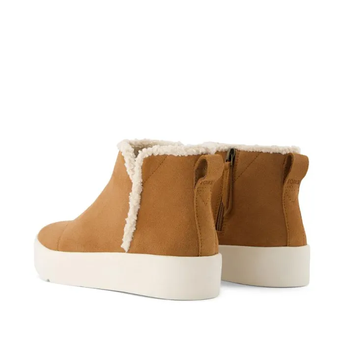 Toms Slip Ons Verona Mid Platform Sneaker Brown Suede Faux Shearling 8211 Women Toms Slip Ons Verona Mid Platform Sneaker Brown Suede Faux Shearling 8211 Women