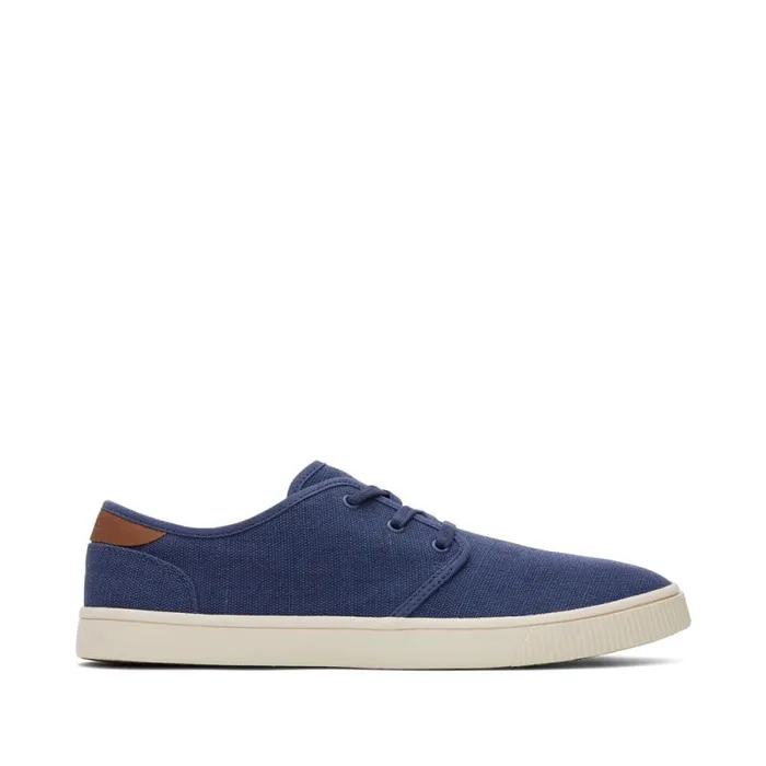 Toms Sneakers Carlo LaceUp Sneaker Cadet Blue Heritage Canvas 8211 Men