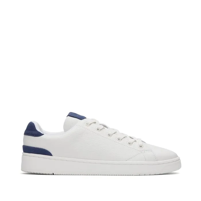 Toms Sneakers TRVL LITE LaceUp Sneaker White And Blue Leather 8211 Men