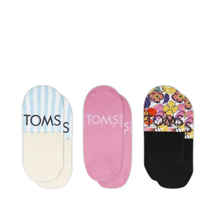 Toms Socks Classic No Show Socks 3 Pack Floral Summer 8211 Gear Toms Socks Classic No Show Socks 3 Pack Floral Summer 8211 Gear