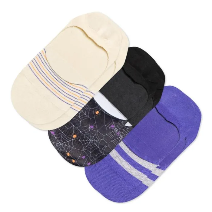 Toms Socks Classic No Show Socks 3 Pack Spider Web Multi Print 8211 Gear