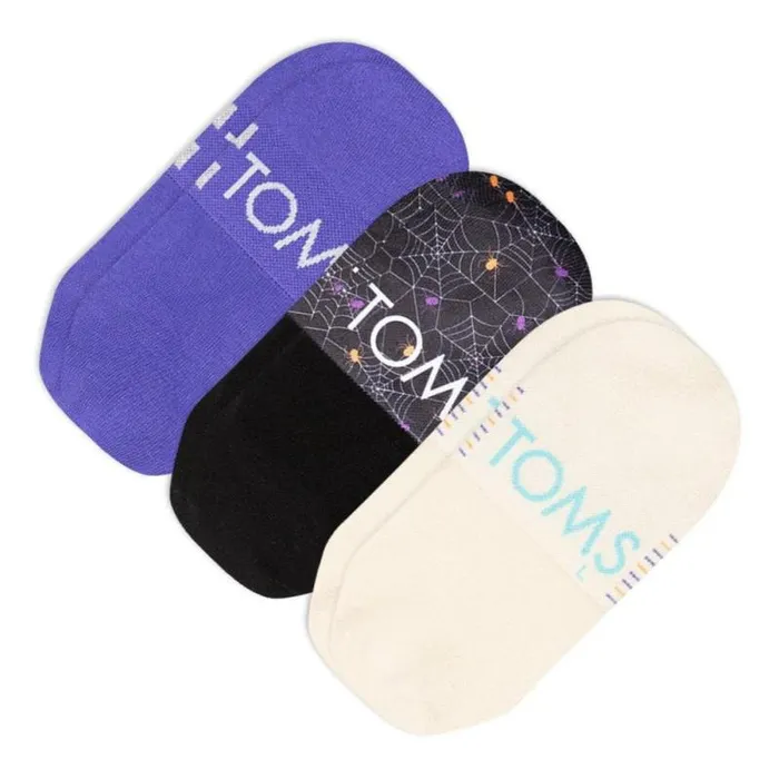 Toms Socks Classic No Show Socks 3 Pack Spider Web Multi Print 8211 Gear Toms Socks Classic No Show Socks 3 Pack Spider Web Multi Print 8211 Gear