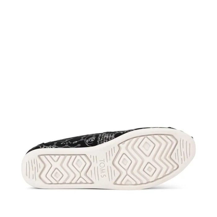 Toms TOMS Classics Alpargata Cloudbound Black With Science Print 8211 Women Toms TOMS Classics Alpargata Cloudbound Black With Science Print 8211 Women
