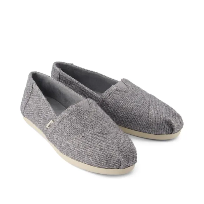 Toms TOMS Classics Alpargata Cloudbound Grey Sparkle Knit 8211 Women Toms TOMS Classics Alpargata Cloudbound Grey Sparkle Knit 8211 Women