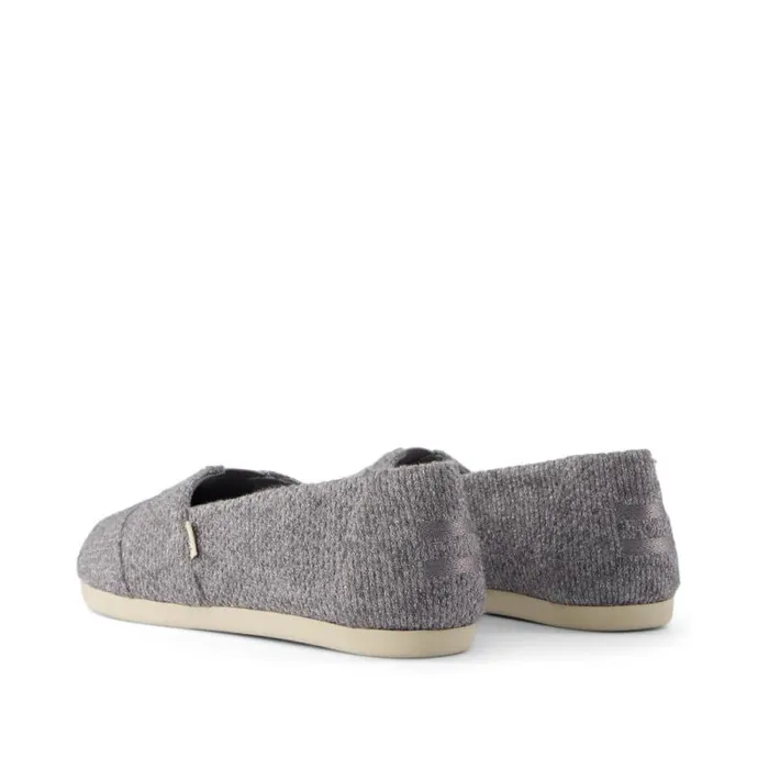 Toms TOMS Classics Alpargata Cloudbound Grey Sparkle Knit 8211 Women Toms TOMS Classics Alpargata Cloudbound Grey Sparkle Knit 8211 Women
