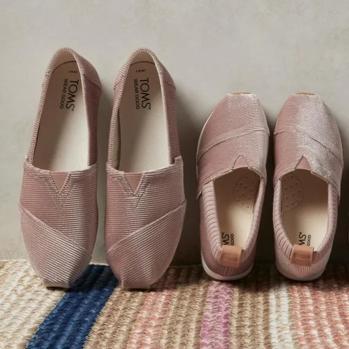 Toms TOMS Classics Alpargata Cloudbound Pink Corduroy 8211 Women Toms TOMS Classics Alpargata Cloudbound Pink Corduroy 8211 Women