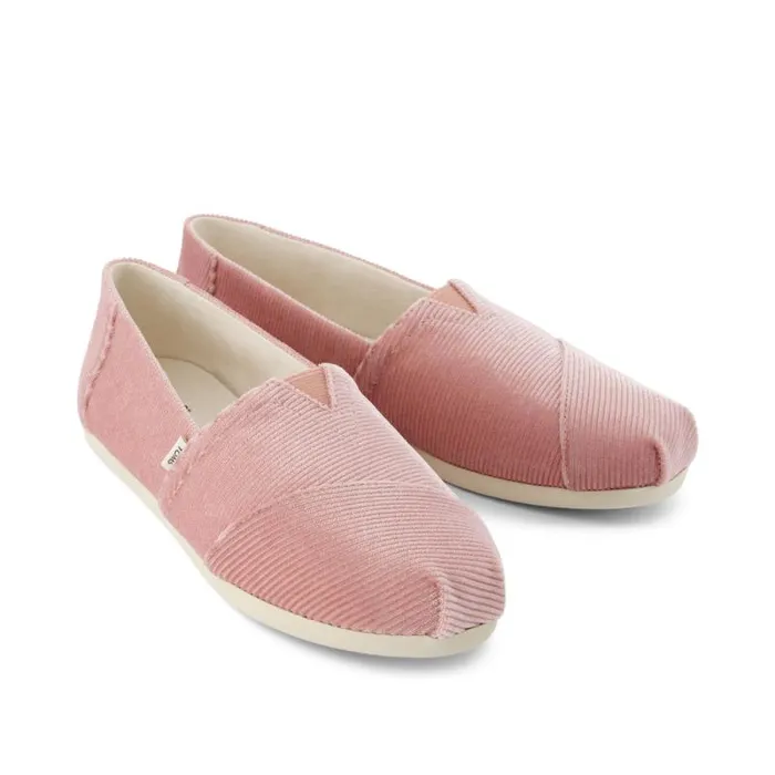 Toms TOMS Classics Alpargata Cloudbound Pink Corduroy 8211 Women Toms TOMS Classics Alpargata Cloudbound Pink Corduroy 8211 Women