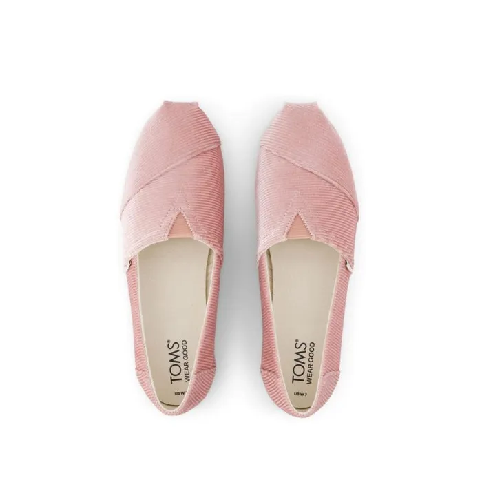 Toms TOMS Classics Alpargata Cloudbound Pink Corduroy 8211 Women Toms TOMS Classics Alpargata Cloudbound Pink Corduroy 8211 Women