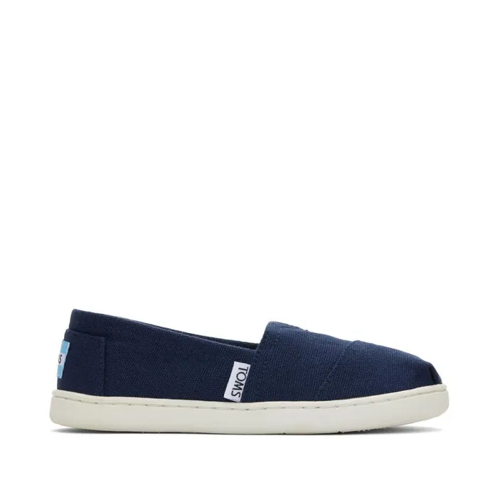 Toms TOMS Classics Alpargata Kids Shoe Navy Canvas 8211 WomenKids