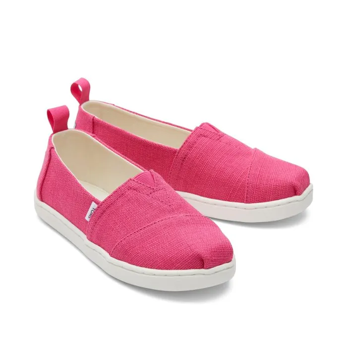 Toms TOMS Classics Alpargata Kids Shoe Pink Heritage Canvas 8211 KidsWomen