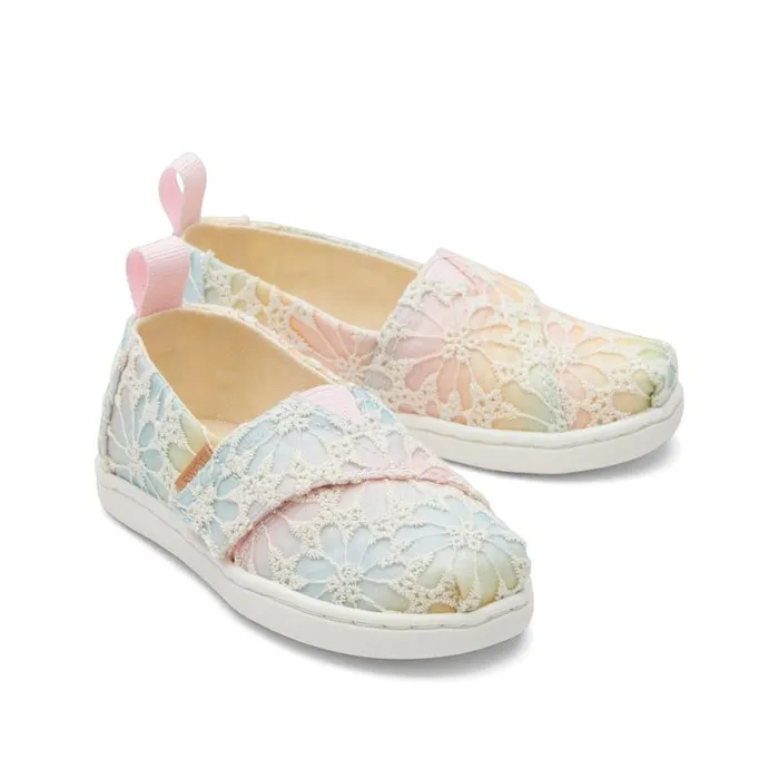 Toms TOMS Classics Alpargata Toddler Shoe Floral Lace Ombre 8211 KidsWomen