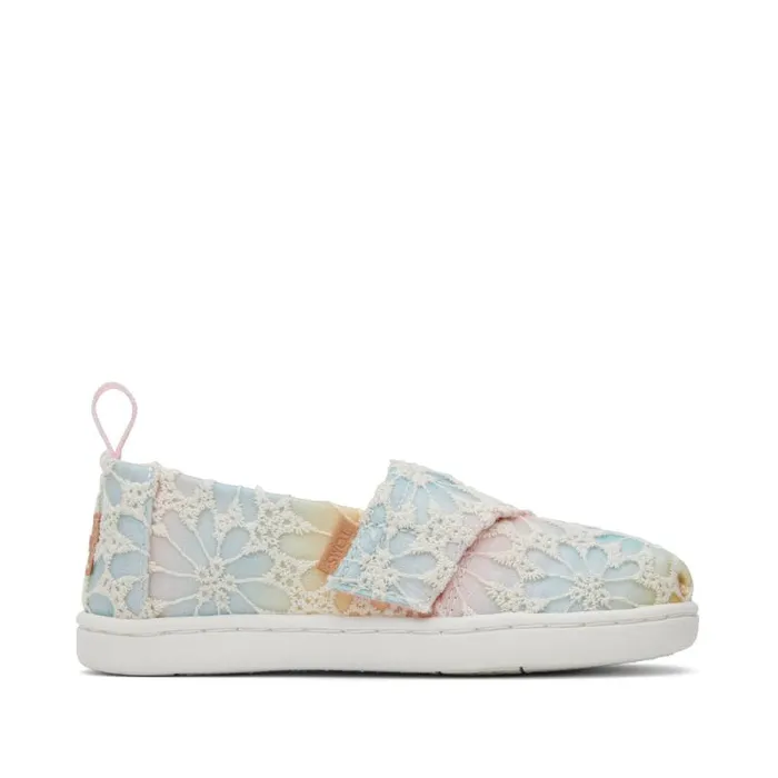 Toms TOMS Classics Alpargata Toddler Shoe Floral Lace Ombre 8211 KidsWomen Toms TOMS Classics Alpargata Toddler Shoe Floral Lace Ombre 8211 KidsWomen