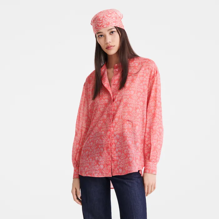Tops and Blouses Shirt Tomato 8211 Longchamp Women Tops and Blouses Shirt Tomato 8211 Longchamp Women