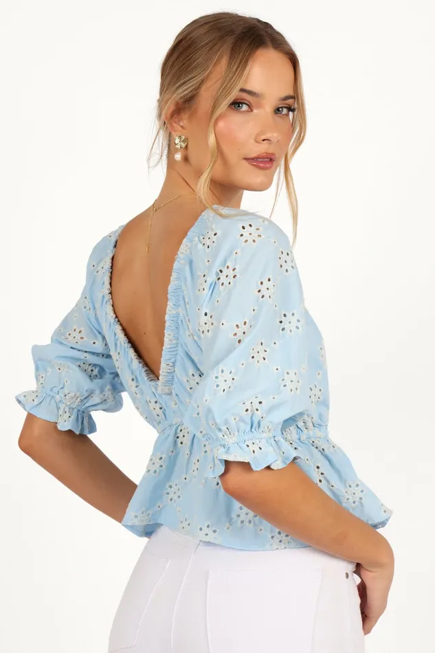 Tops Cristiana Top Sky 8211 Petal and Pup Women