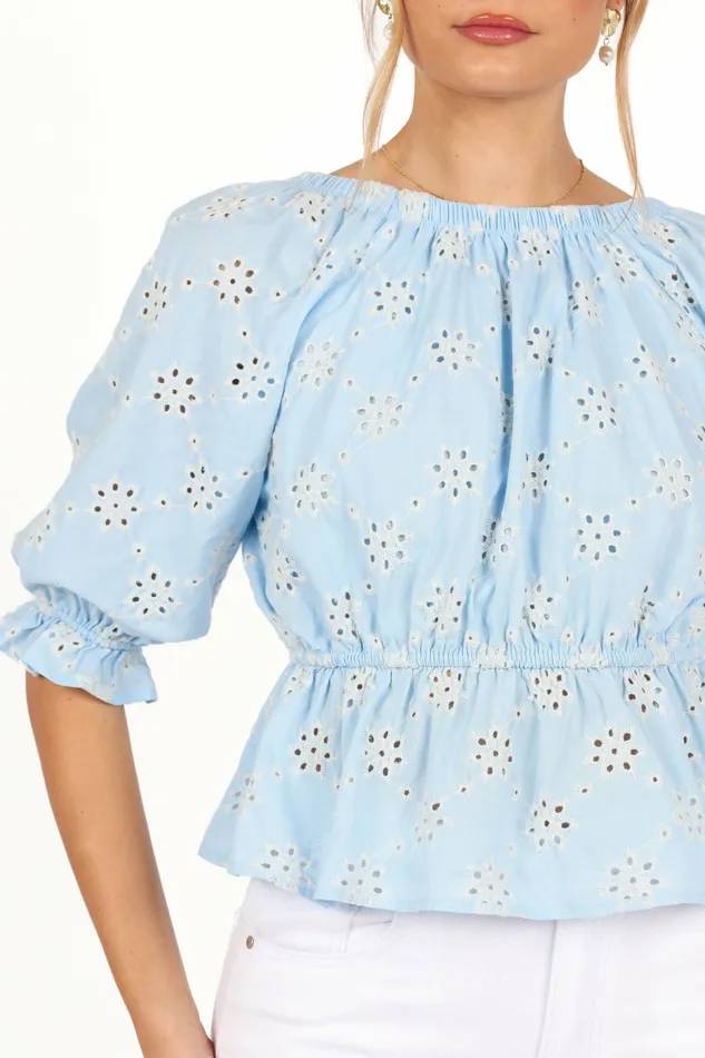 Tops Cristiana Top Sky 8211 Petal and Pup Women