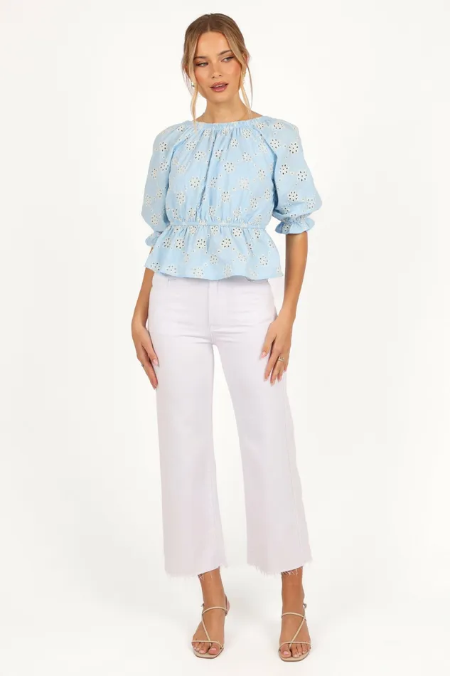 Tops Cristiana Top Sky 8211 Petal and Pup Women