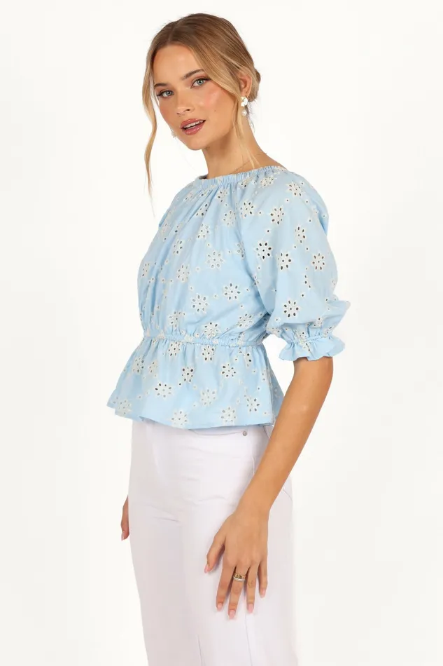 Tops Cristiana Top Sky 8211 Petal and Pup Women
