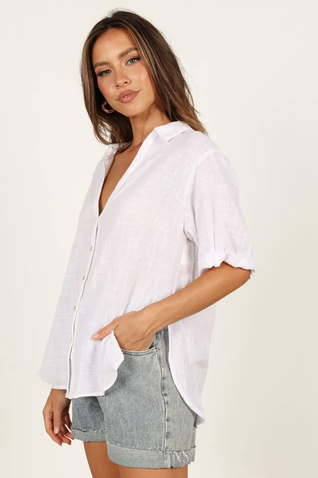 Tops Dion Top White 8211 Petal and Pup Women