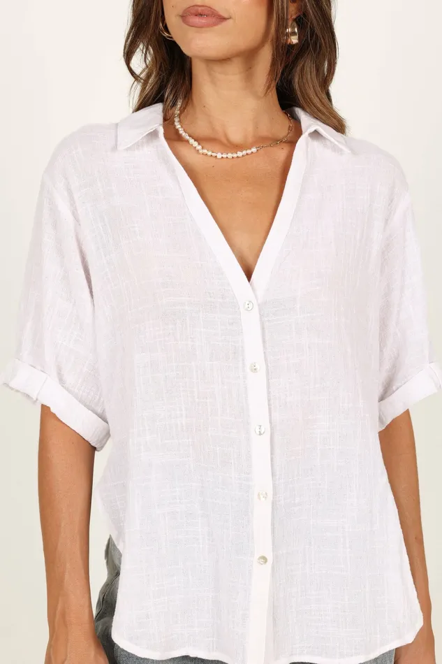 Tops Dion Top White 8211 Petal and Pup Women