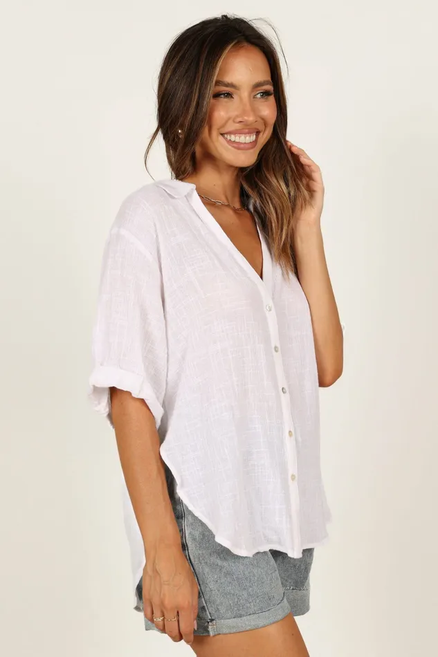 Tops Dion Top White 8211 Petal and Pup Women