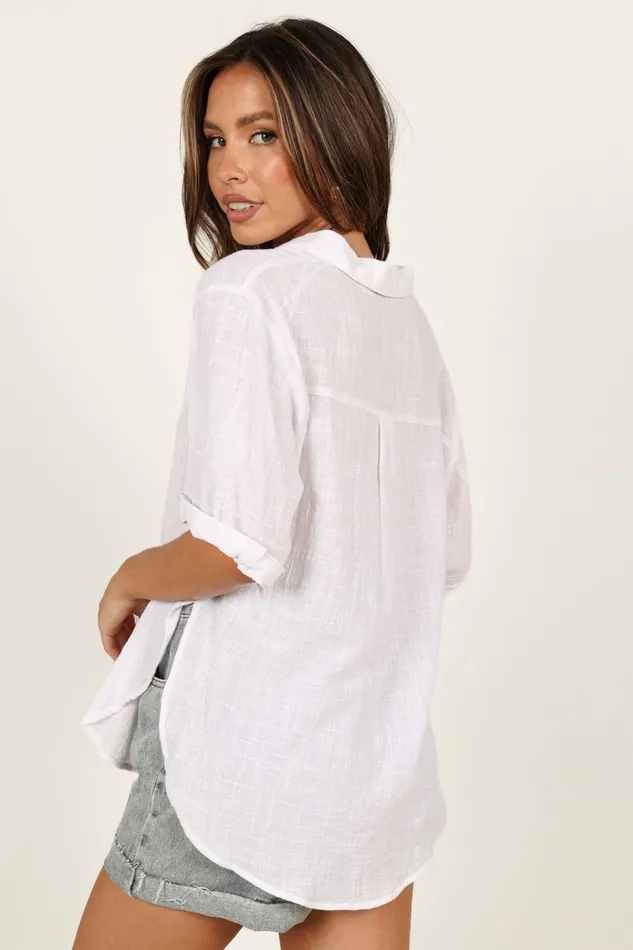 Tops Dion Top White 8211 Petal and Pup Women