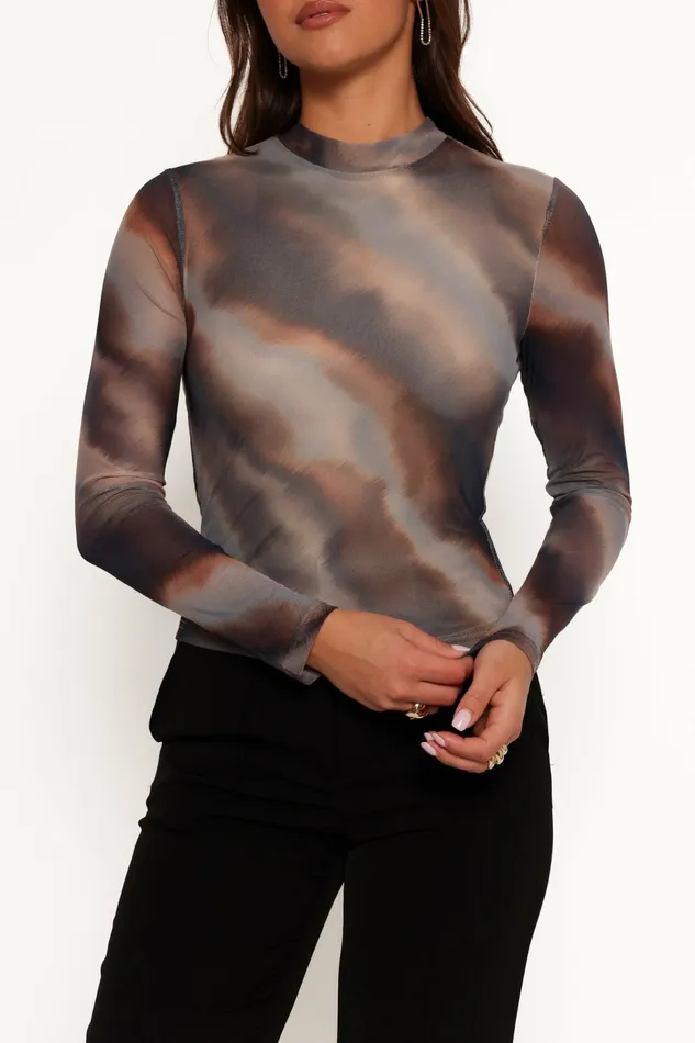 Tops Petal and Pup Women Zallocco Long Sleeve Top Ombre Stripe
