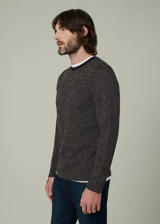 Tops Tees Men Joe8217s Jeans TATE LONG SLEEVE CREWNECK Black
