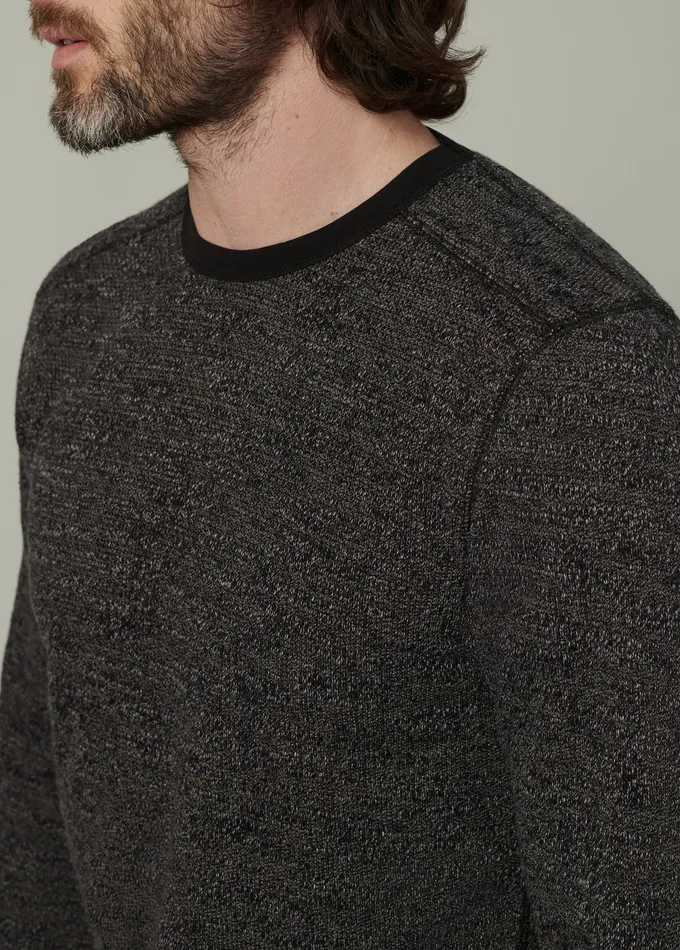 Tops Tees Men Joe8217s Jeans TATE LONG SLEEVE CREWNECK Black