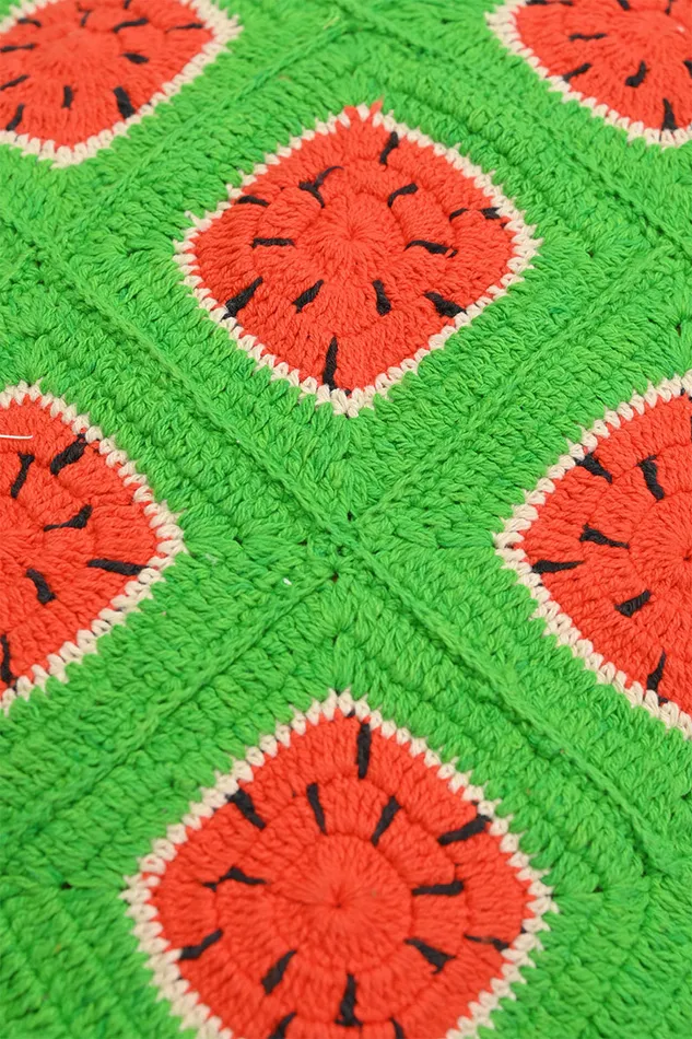 Totes America and Beyond Women Watermelon Crochet Beach Tote