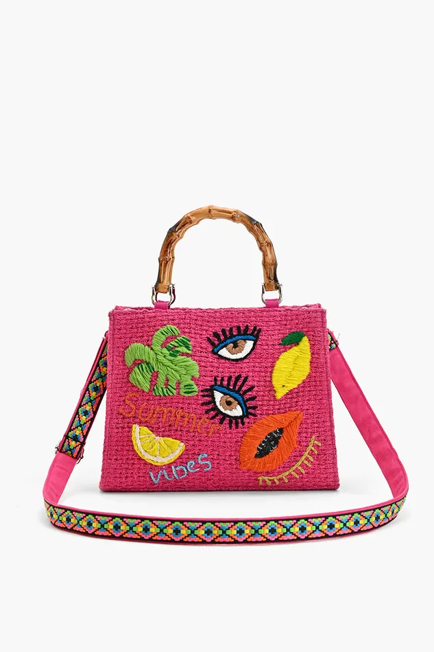 Totes Pink Bliss Fruitful Charm Top Handle Tote America and Beyond Women