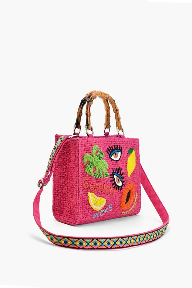 Totes Pink Bliss Fruitful Charm Top Handle Tote America and Beyond Women