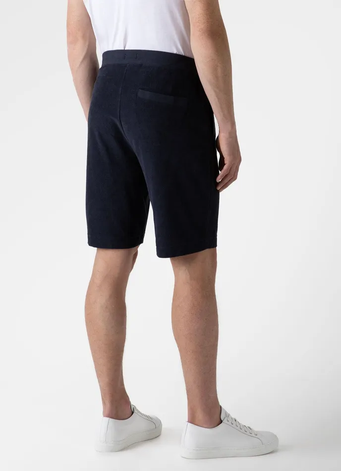 Towelling Shorts Navy Shorts ussunspel Men