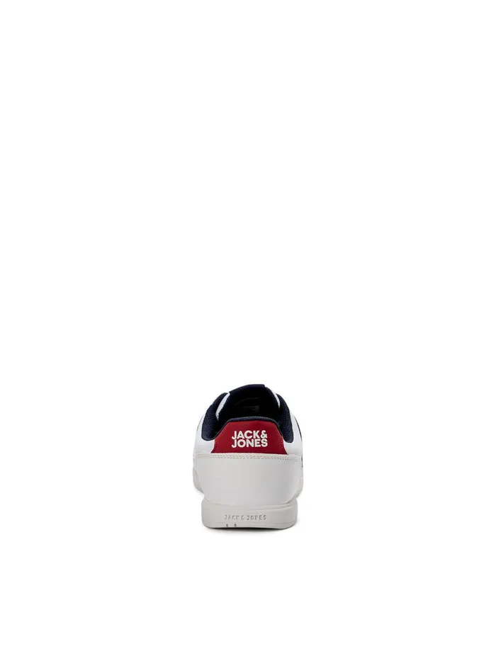 Trainers JACK and JONES Mens PU LEATHER SNEAKERS White Bright White Online