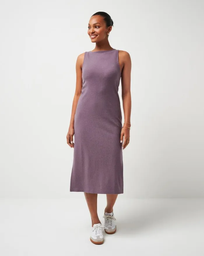 TravisMathew CLOUD RIB HADLEY WOOD DRESS Heather Moonscape Women Dresses