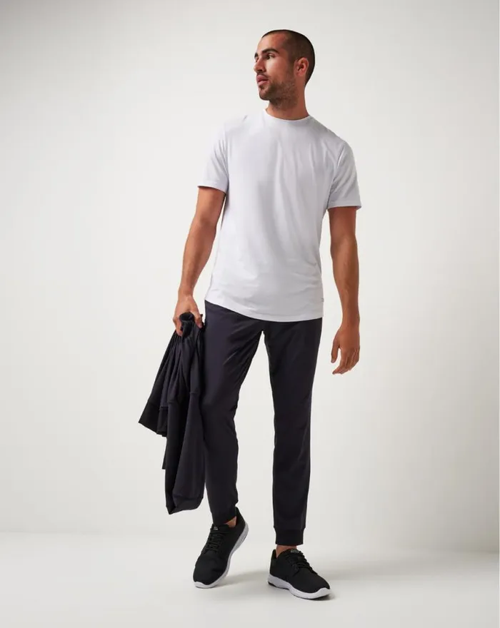TravisMathew CLOUD TRACK PANT Black Men Pants TravisMathew CLOUD TRACK PANT Black Men Pants