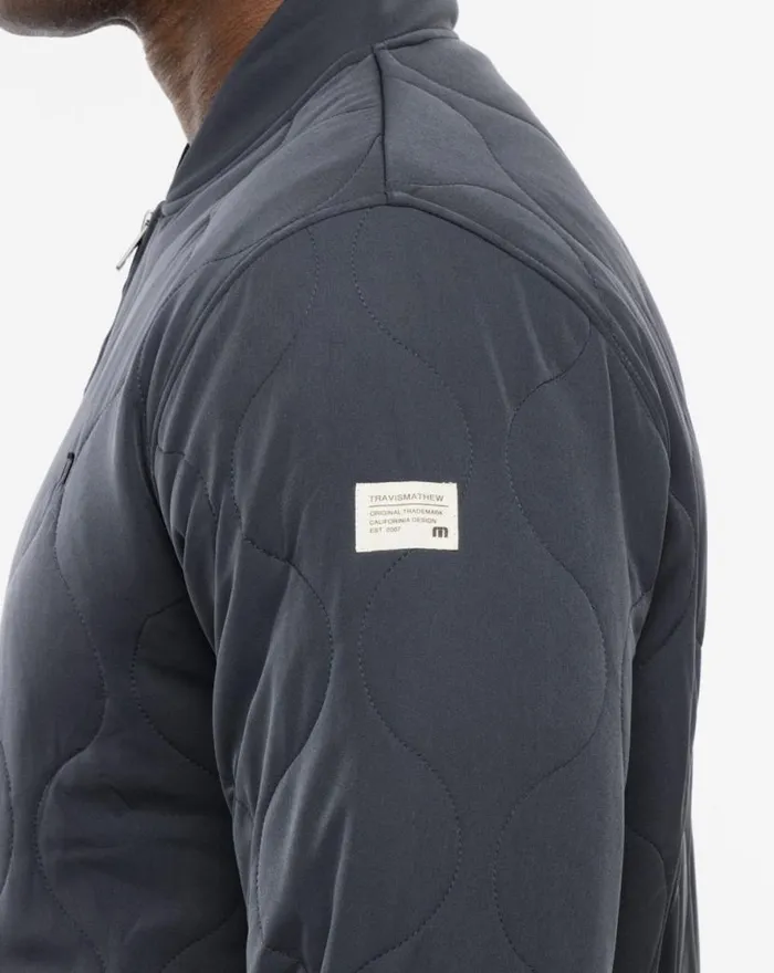 TravisMathew COME WHAT MAY JACKET Ebony Men Jackets TravisMathew COME WHAT MAY JACKET Ebony Men Jackets