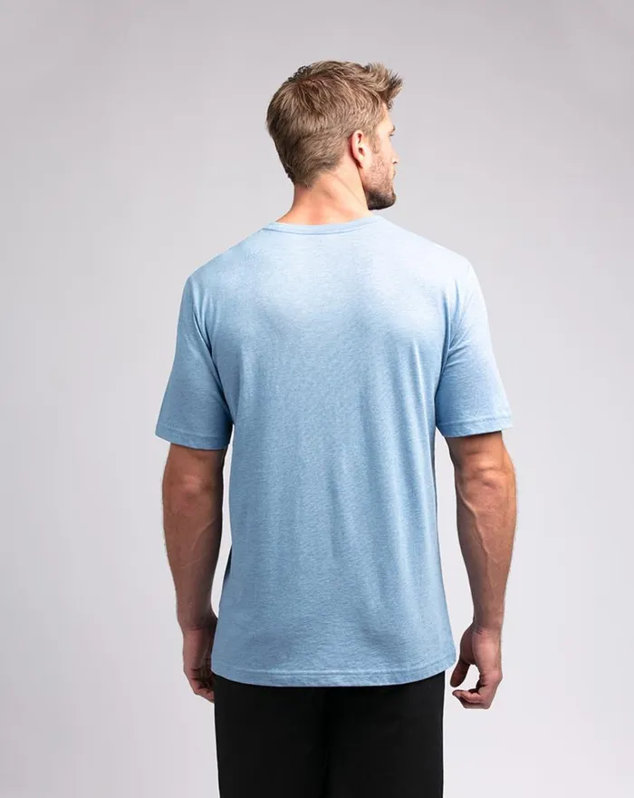 TravisMathew EUREKA TEE Heather Blue Men Tees