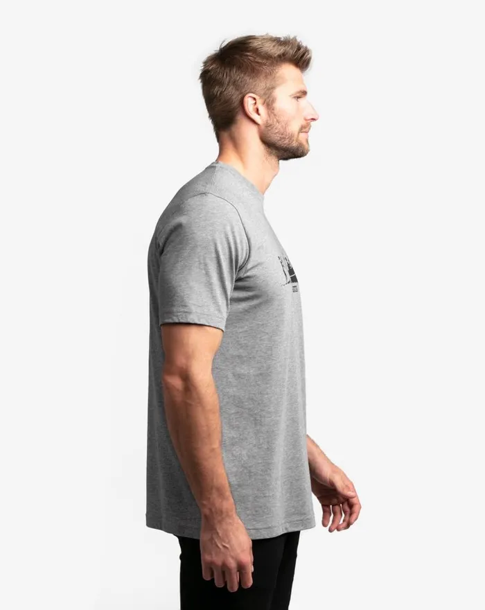 TravisMathew JUICY LUCY TEE Heather Grey Men Tees
