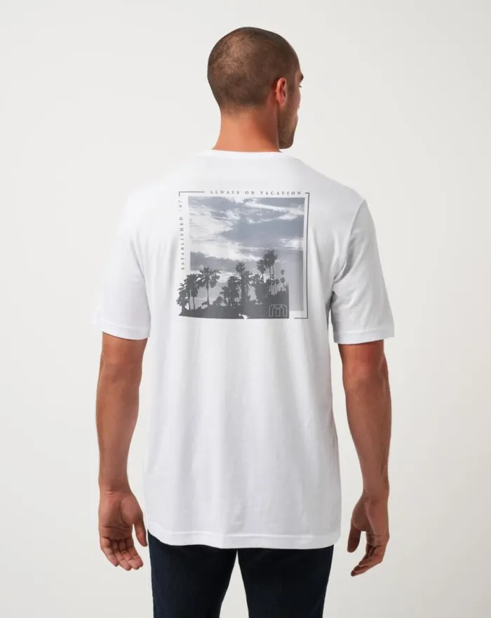 TravisMathew JURASSIC CANYON TEE White Men Tees