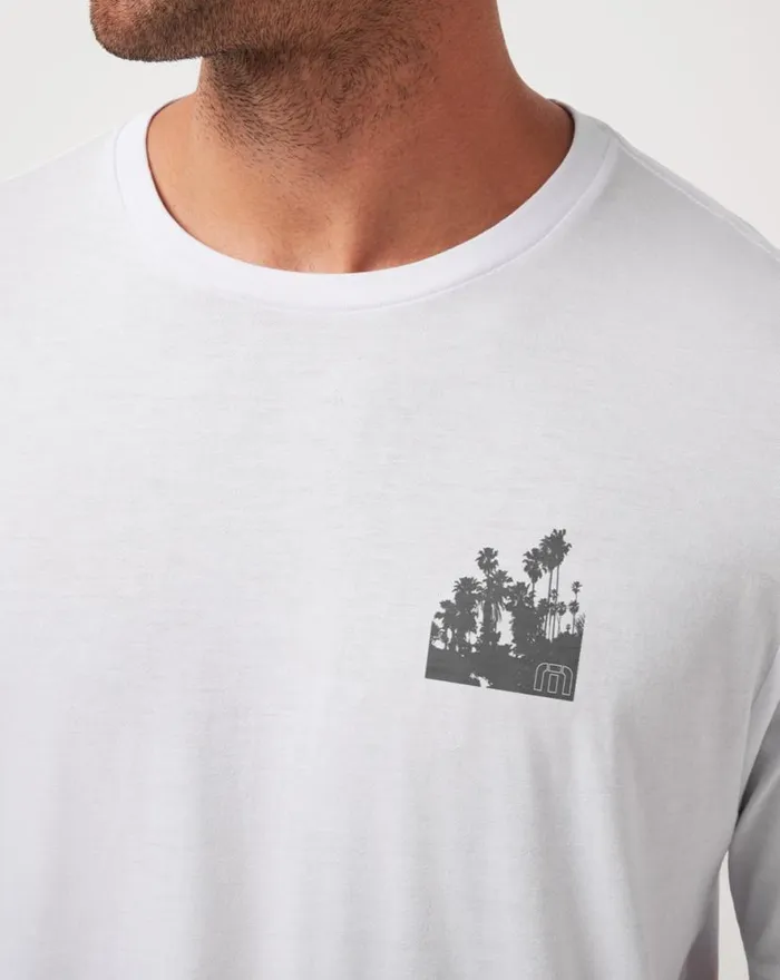 TravisMathew JURASSIC CANYON TEE White Men Tees TravisMathew JURASSIC CANYON TEE White Men Tees