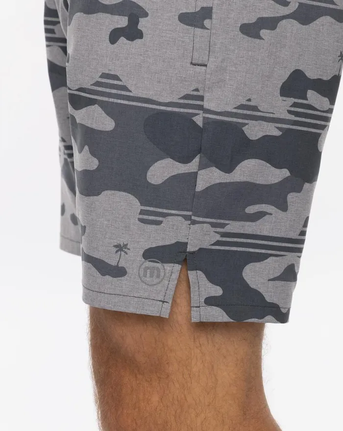 TravisMathew LEADER BOARD ACTIVE SHORT 75IN Heather Grey Men Shorts TravisMathew LEADER BOARD ACTIVE SHORT 75IN Heather Grey Men Shorts