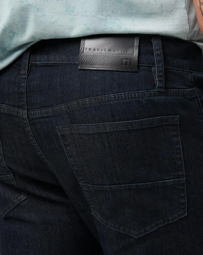 TravisMathew LEGACY FEATHERWEIGHT JEANS Dark Denim Men Jeans TravisMathew LEGACY FEATHERWEIGHT JEANS Dark Denim Men Jeans