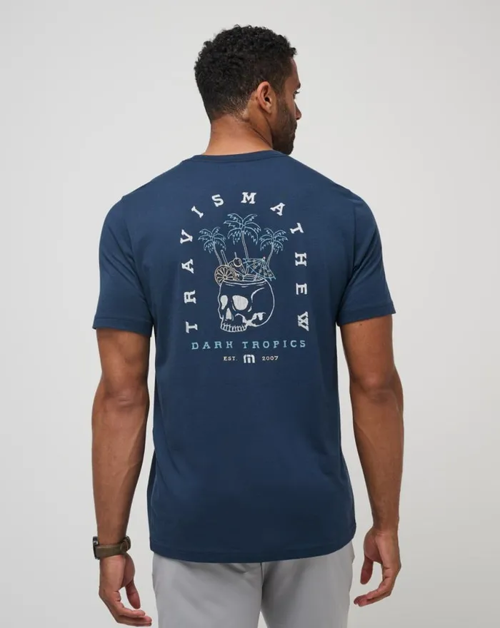 TravisMathew LIQUID REFRESHMENT TEE Total Eclipse Men Tees